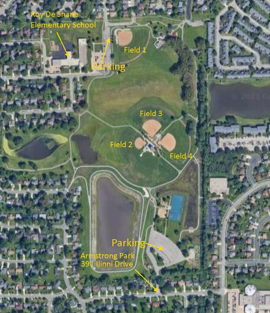 Armstrong Park Area, IL - Storm & Cougars Home Fields